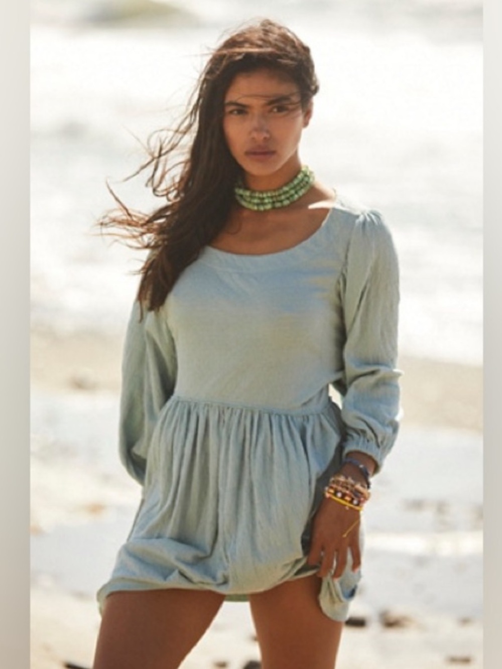 FP Beach Get Obsessed Babydoll Mini Dress